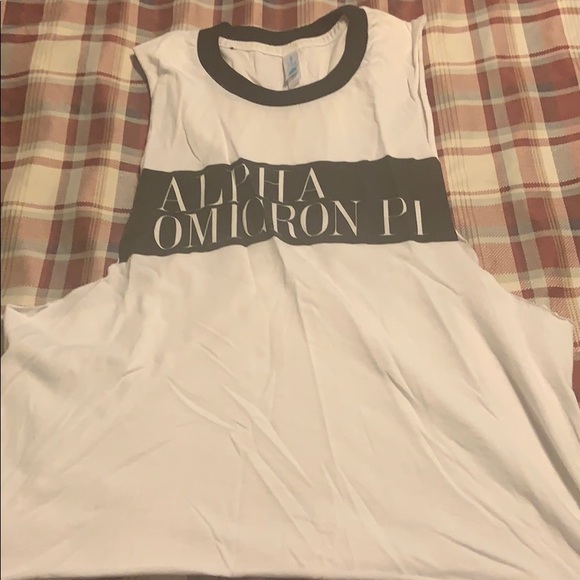 Alpha omicron pi muscle tank - Picture 1 of 2